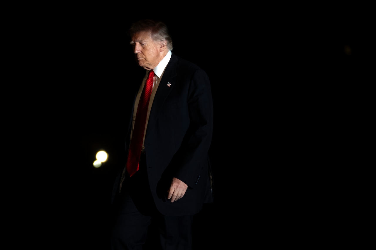 Trump’s disapproval rating reaches uncharted high in new poll as Americans fear for state of the country