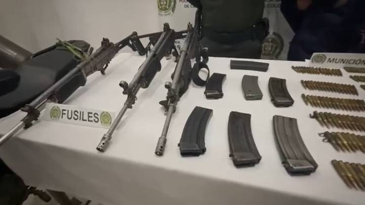 Operativo contra paramilitares que delinquen en el sur de Nariño: policías incautan armas, vehículos y material de intendencia