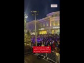 Check out the crowd in Alpharetta for tree lighting