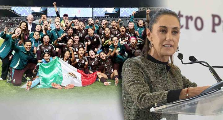 Felicita Sheinbaum a Selección Mexicana que logró el tercer lugar en el Mundial Femenil Sub 17