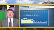 Windy today, wintry weather this weekend