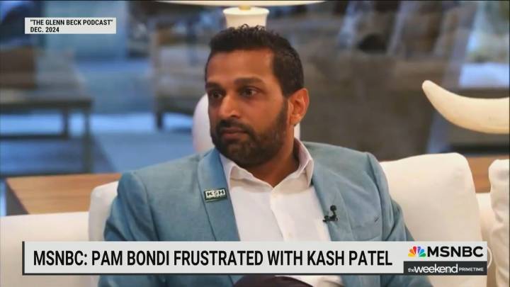 MSNBC Lists All the Times FBI Boss Kash Patel Trashed Predecessor’s Jet Use