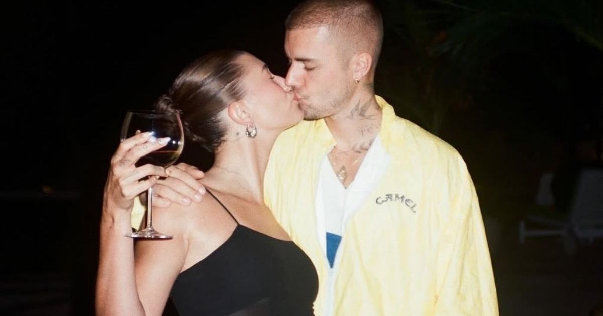 Justin Bieber & Hailey Bieber’s Kiss Breaks the Internet