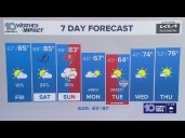 10 Weather: Thursday night forecast