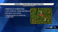 Iowa woman dies after crash between semi