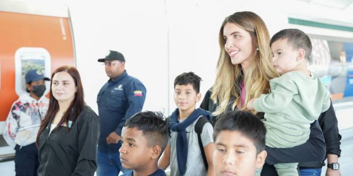 Seis niños retornaron a Venezuela mediante la Misión Vuelta a la Patria
