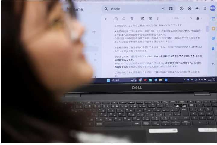 Se han cancelado alrededor de 500.000 boletos aéreos con destino a Japón por parte de ciudadanos chinos. infobae