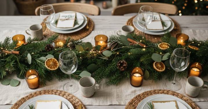 La nueva forma de decorar la mesa en Navidad 2025 que es tendencia y escapa a lo tradicional