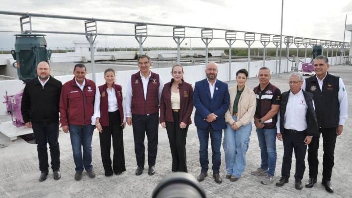 Supervisan rehabilitación de planta tratadora de aguas en Nuevo Laredo