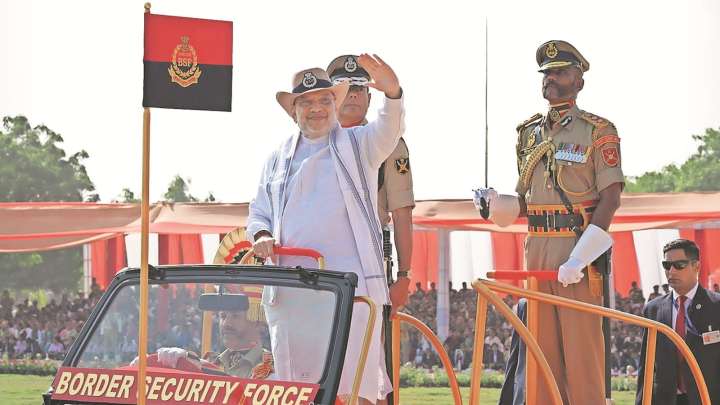61th Raising Day Parade of BSF: Bihar poll results a mandate against infiltration: Shah