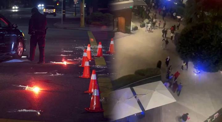 ALERTA MÁXIMA en Black Friday: compradores aterrorizados HUYEN para salvar sus vidas tras tiroteo en el centro comercial Valley Fair