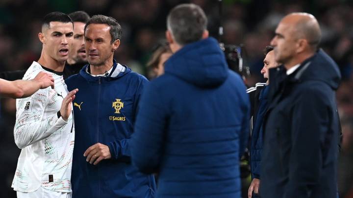 Ronaldo sent off as Republic of Ireland shock Portugal while France book World Cup place and Norway on brink - World Cup qualifying round