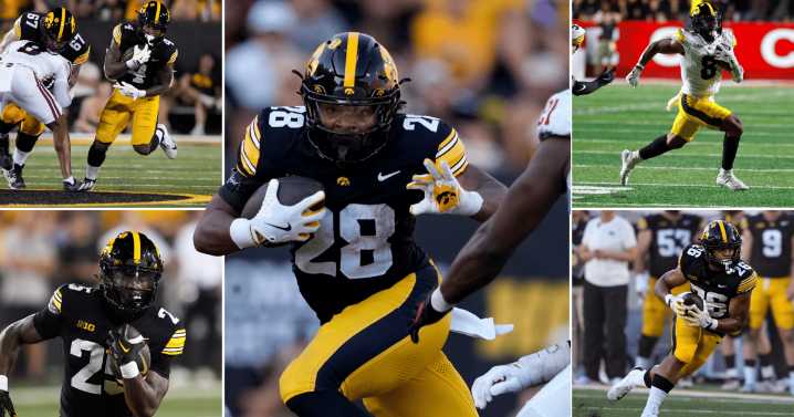 Iowa goes five running backs deep in latest depth chart