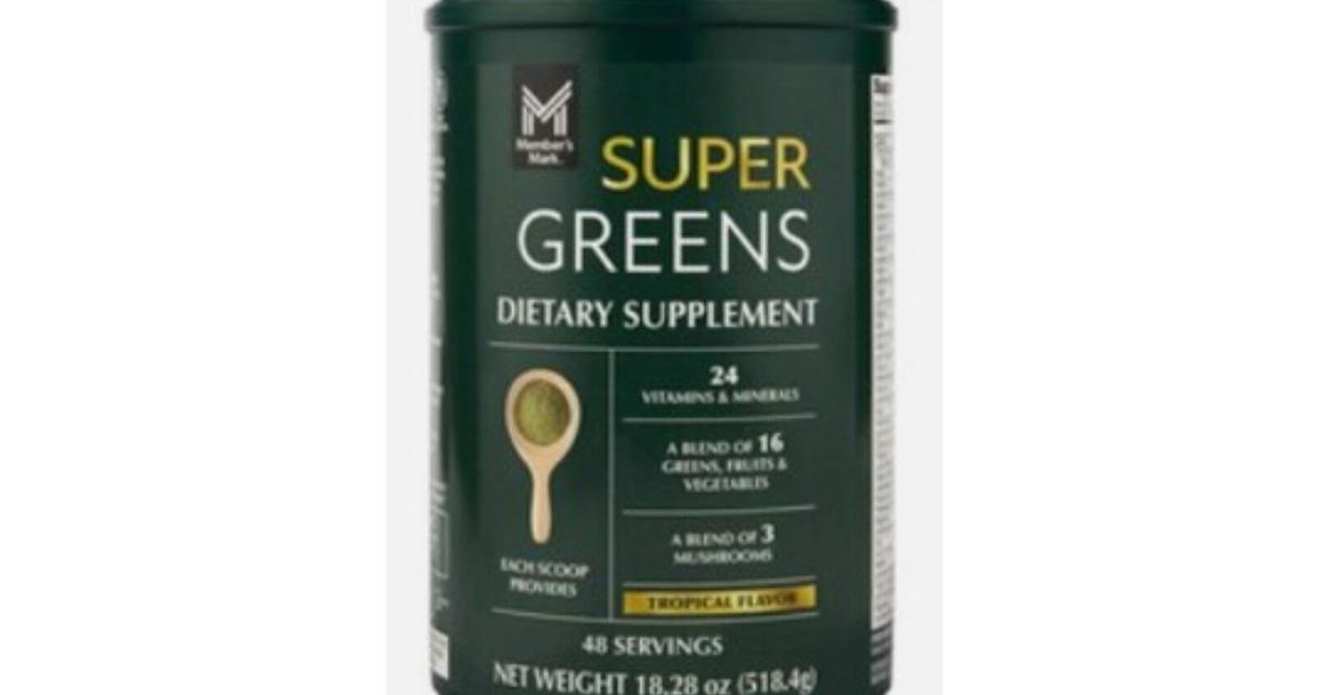 Super greens powder supplements sold at Sam's Club linked to salmonella outbreak