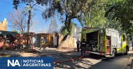 Imputaron a un hombre que golpeó y encerró a una mujer en una casa que prendió fuego