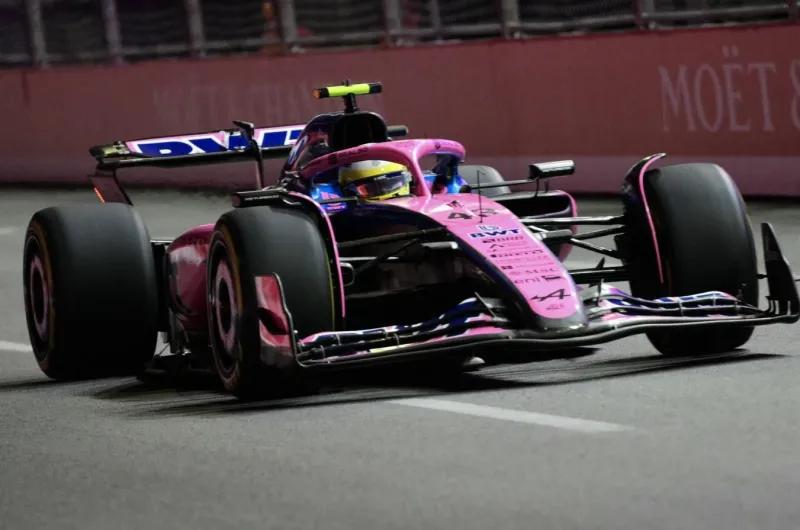 Colapinto tuvo una irregular primera práctica en el Gran premio de Las Vegas