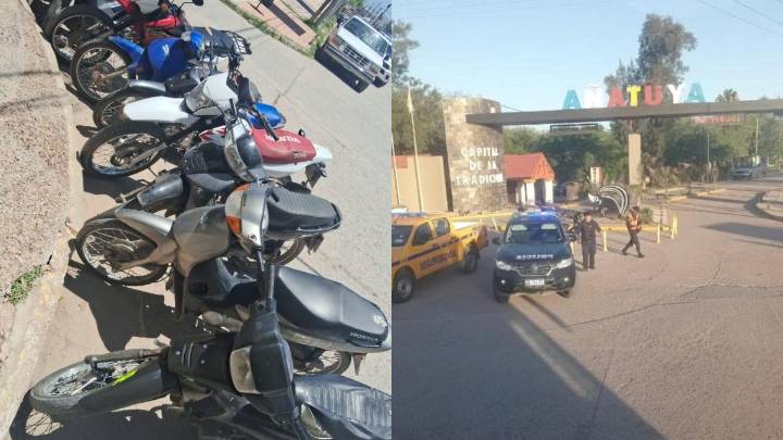 Controles vehiculares en Añatuya dejaron varias motos retenidas y una investigación por documentación apócrifa