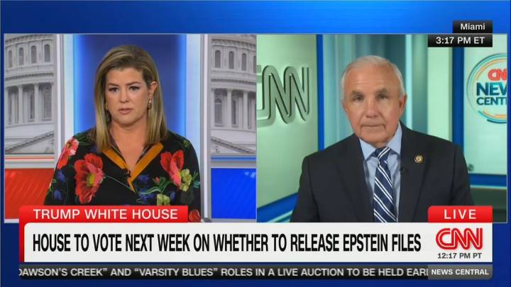 CNN Anchor Grills GOP Congressman About Epstein Emails