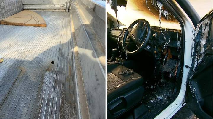 Lightning bolt destroys Gold Coast man’s work ute