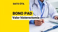 ¿Qué valor tiene el Bono PAD para una histerectomía?