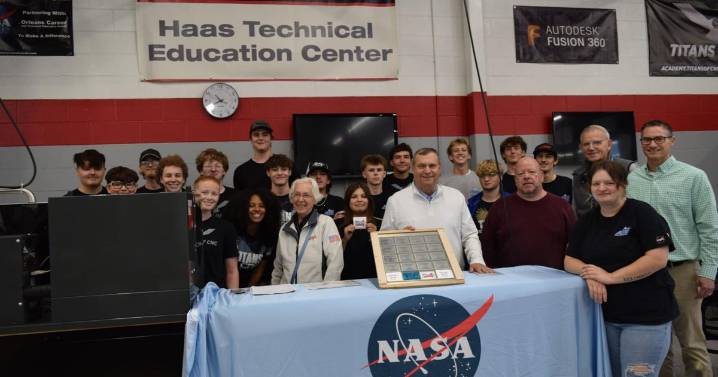 Orleans CTE students make part for Artemis II moon mission