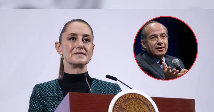 Sheinbaum arremete contra Calderón: “Entonces gobernaba un espurio”
