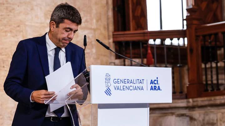 Mazón dimite como presidente de la Generalitat: «Ya no puedo más»
