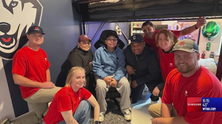 Farmington boy diagnosed with cancer gets room makeover from local nonprofit