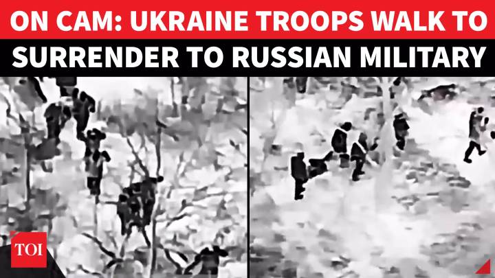 Russian Military Footage Shows Ukrainian Marine Brigade Soldiers Laying Down Their Weapons In Donbas