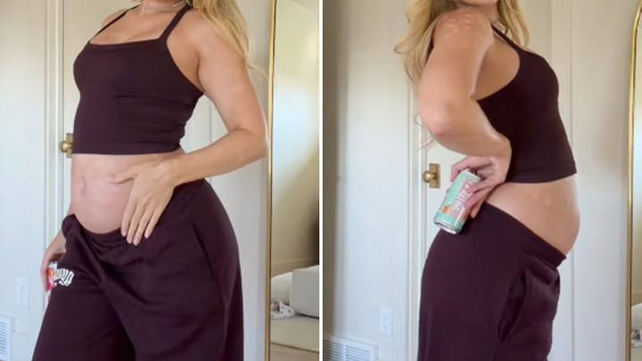 Guess the Fitness Influencer Behind This Baby Bump Pic!