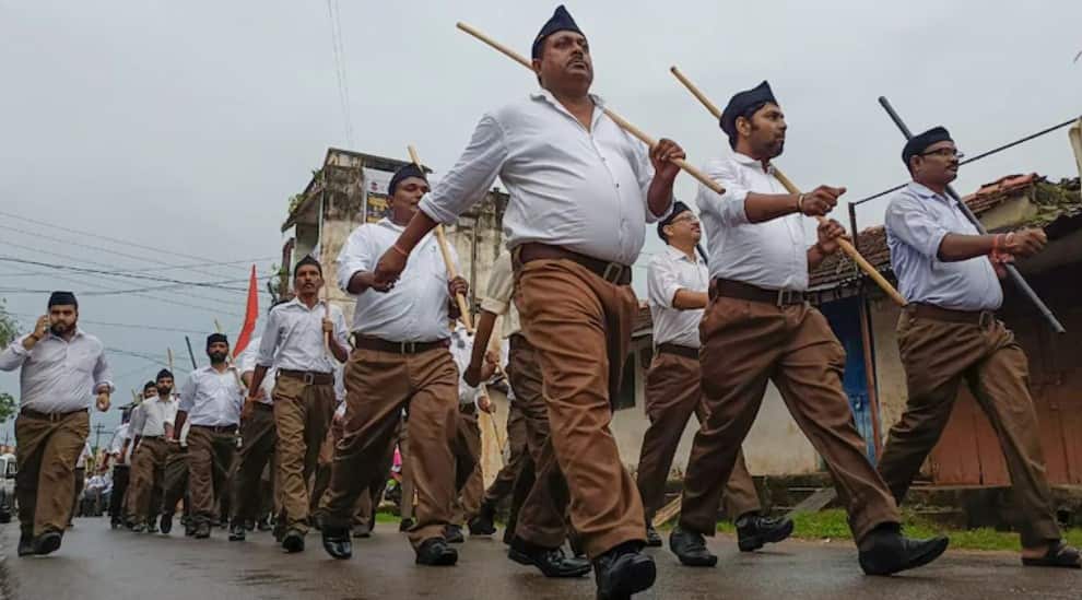 RSS takes out route march in Karnataka's Kalaburagi