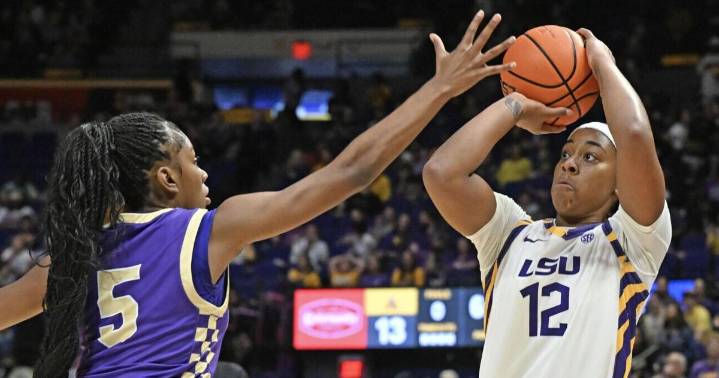 LSU now first SEC team with 100 points in six straight games