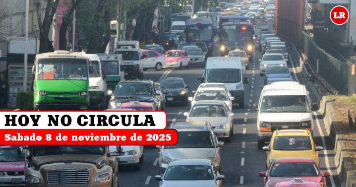 Hoy No Circula sabatino: qué autos y placas descansan este 8 de noviembre en CDMX y Edomex