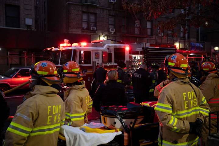 Dead woman found in Bronx apartment fire; nine firefighters and cops injured in blaze