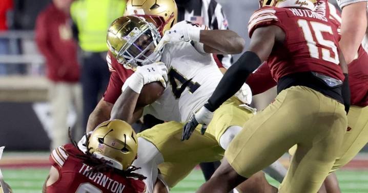 No. 10 Notre Dame hoping to keep playoff dreams alive by avoiding nightmare against Navy