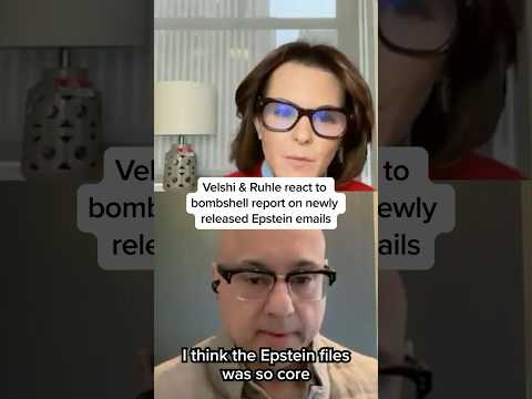 Velshi & Ruhle react to bombshell report on newly released Epstein emails