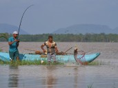 Photos: Sri Lankan villagers adapt to snakehead fish invasion