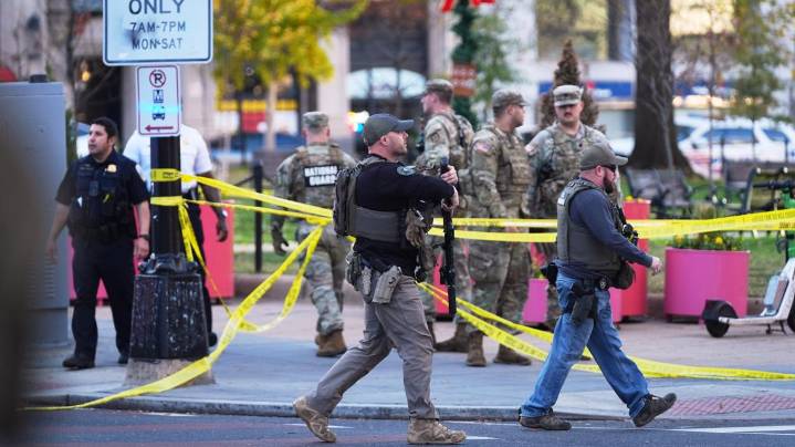 2 National Guard members shot in an ambush attack blocks from the White House