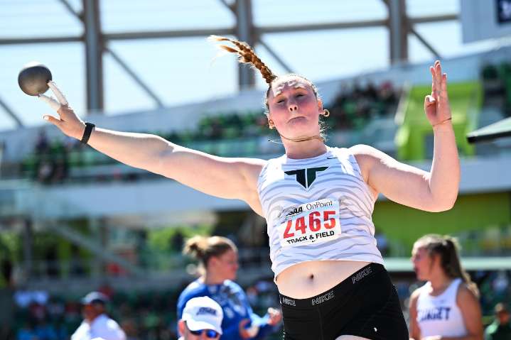 Tigard throwing star announces Big Ten track and field commitment