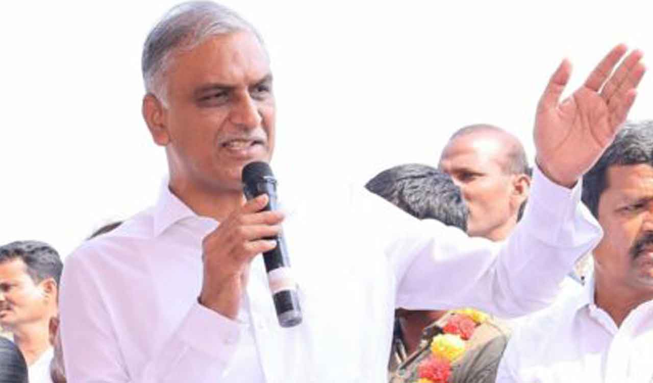 Harish Rao says Revanth Reddy harassing KTR with fabricated cases