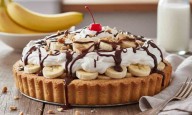 Tarta de banana split: una receta muy fácil y con un sabor irresistible