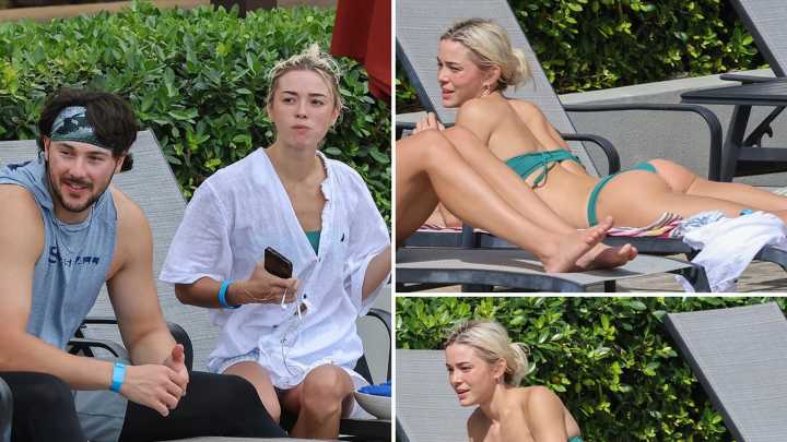 Livvy Dunne Lounges In Bikini During Vacation With Paul Skenes