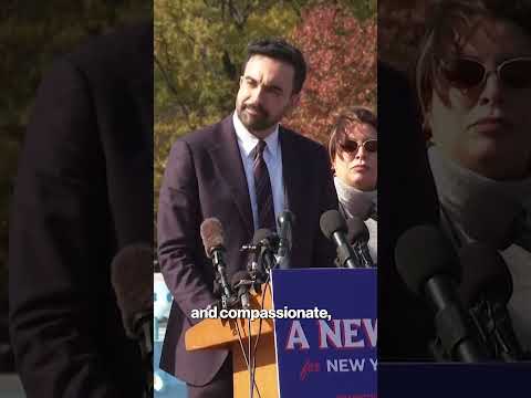 Zohran Mamdani Makes First Speech After Being Elected NYC Mayor #shorts