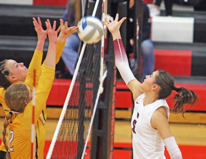 Langdon Area/Munich wins Region 2B volleyball title, setting up another state