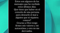 Fátima Bosch envía contesta mensajes negativos en redes sociales