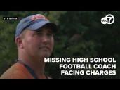 Analyzing new charges surrounding Virginia high school coach who disappeared before playoffs.