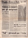 Terra e crediti per gli emigranti