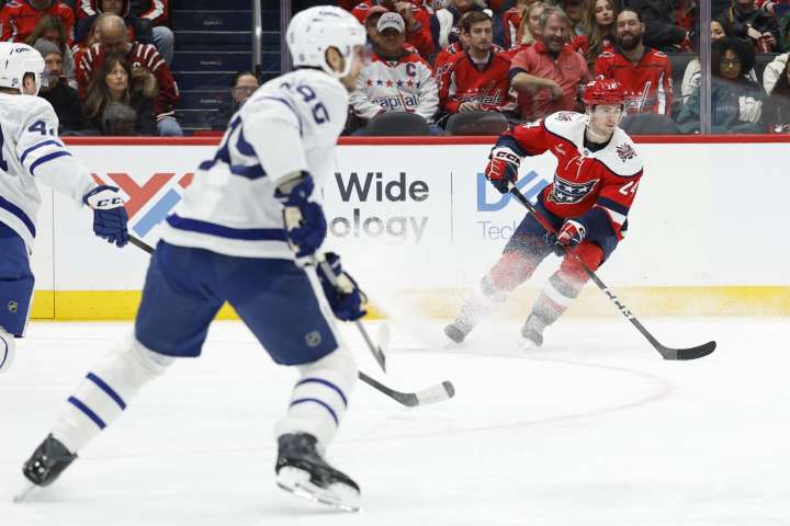 Capitals storm back from two-goal deficit to topple Maple Leafs - The Rink Live | Coverage of youth, junior, high school and college hockey
