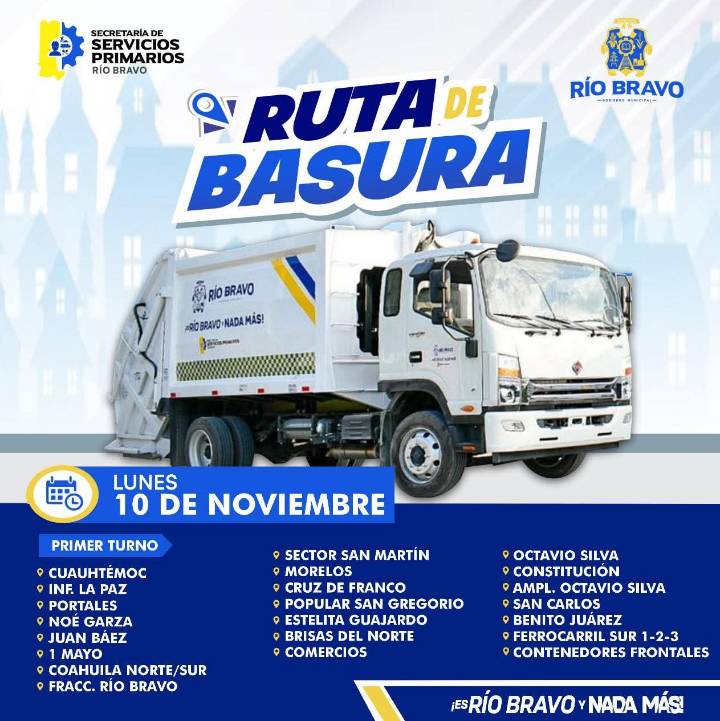 Recolección de basura del día de hoy