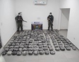 Aguas Blancas: Incautaron 187 kilos de marihuana y 672 kilos de hojas de coca